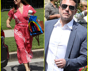 Ben Affleck & Jennifer Garner Attend Easter Sunday Church Service Together