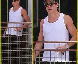 Chris Pine Shows Some Muscle While Hitting the Gym!