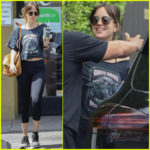 Dakota Johnson Meets Up With Her Trainer in Los Angeles
