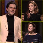Kit Harington’s ‘Thrones’ Co-Stars Crash His ‘SNL’ Monologue!
