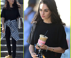 Mila Kunis Keeps It Cute & Casual for Nail Salon Trip
