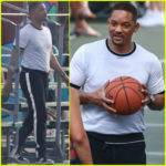 Will Smith Shoots Hoops While Filming ‘Bad Boys 3’ in Miami
