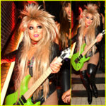 Mariah Carey Is an ’80s Hair Metal Rocker for Heidi Klum’s Halloween Party!